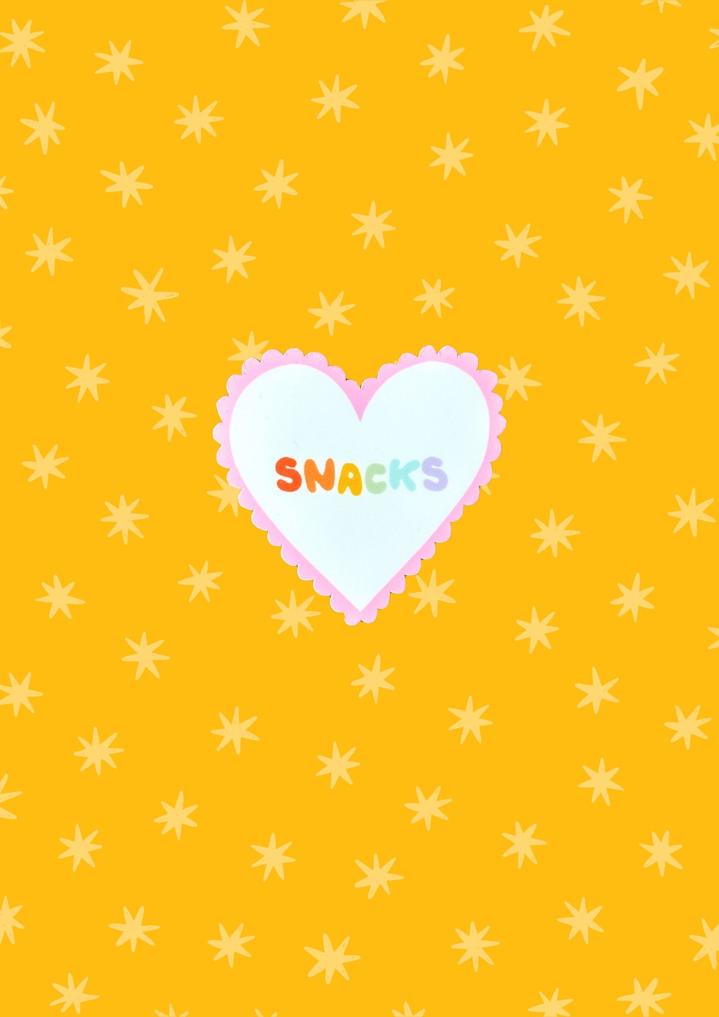 Snacks Vinyl Sticker