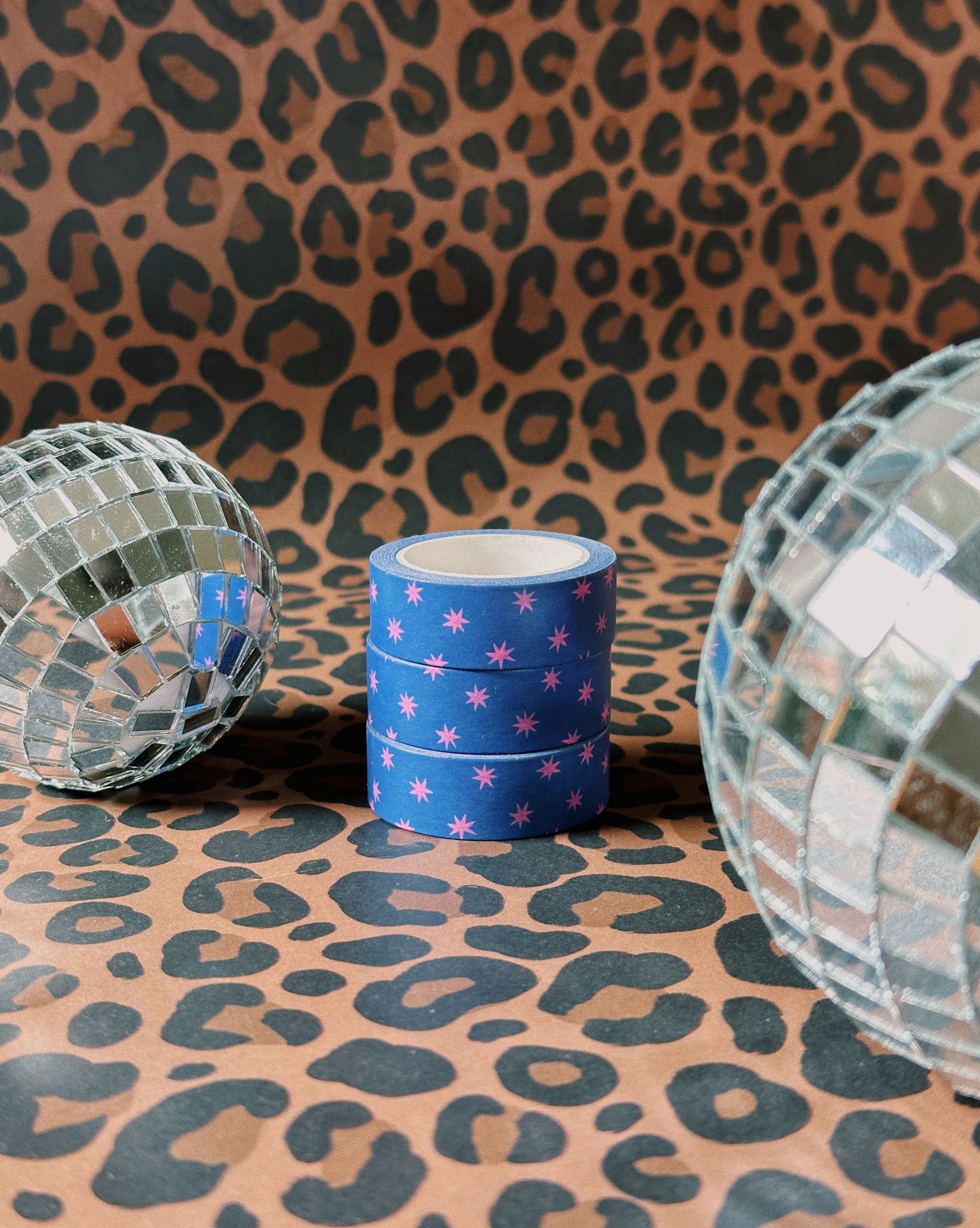 Blue and Pink Stars Washi Tape