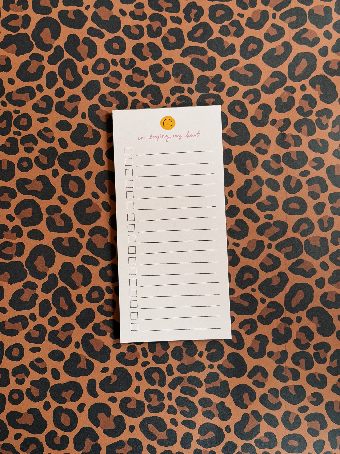 I'm Trying My Best Notepad