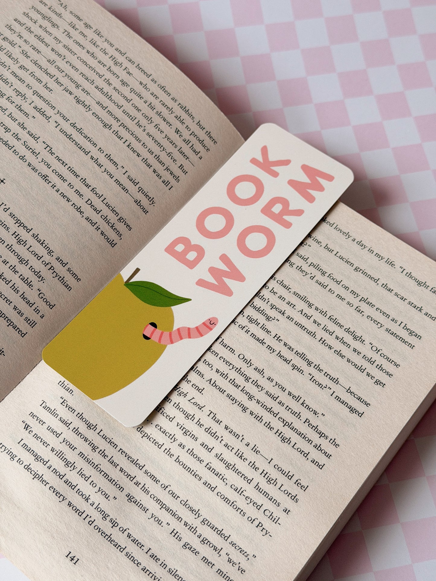 Bookworm Bookmark