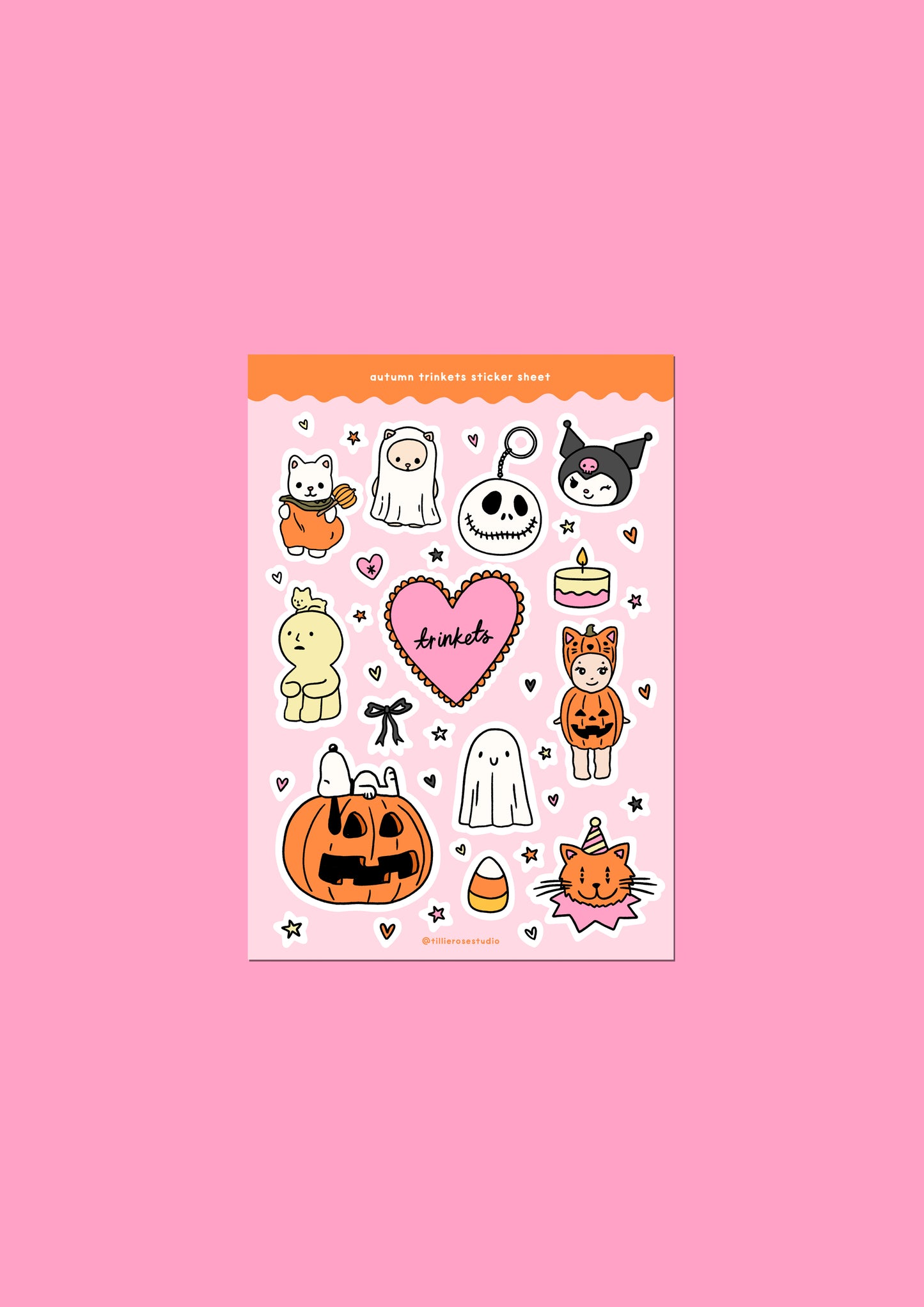 Autumn Trinkets Sticker Sheet