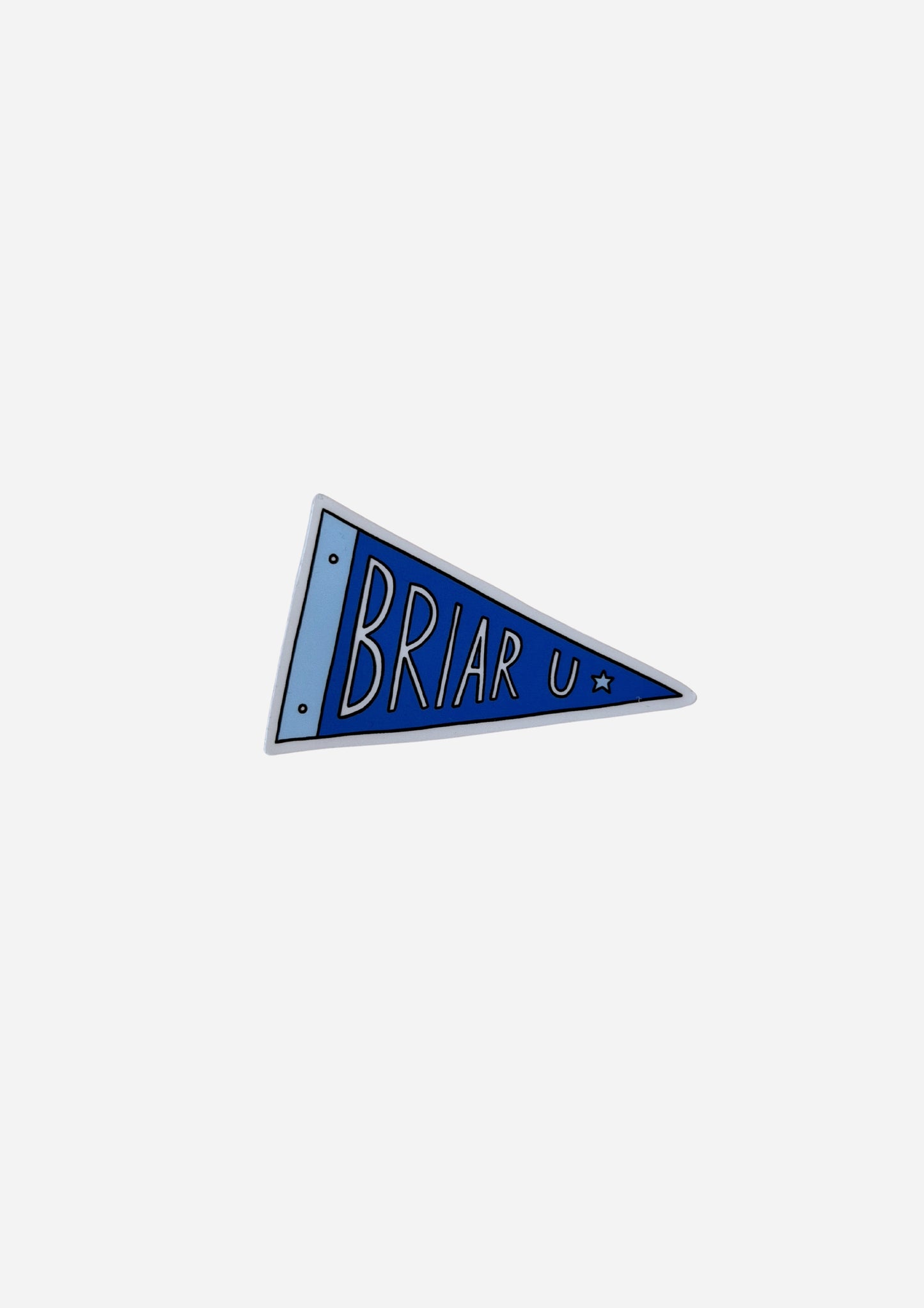 Briar U Pennant Vinyl Sticker
