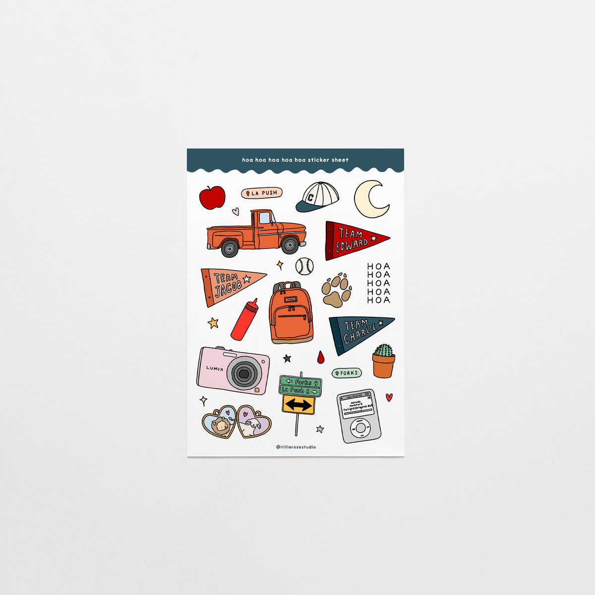 Hoa Hoa Hoa Hoa Hoa Sticker Sheet
