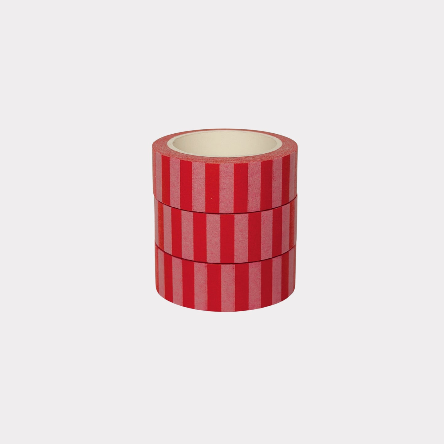 Pink and Red Stripe Washi Tape