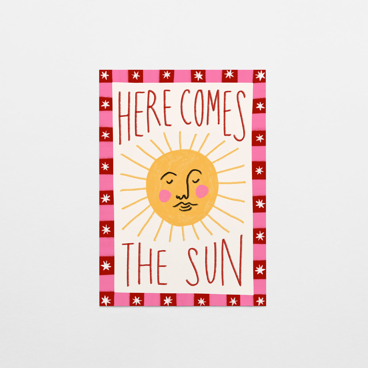 Here Comes The Sun Postcard