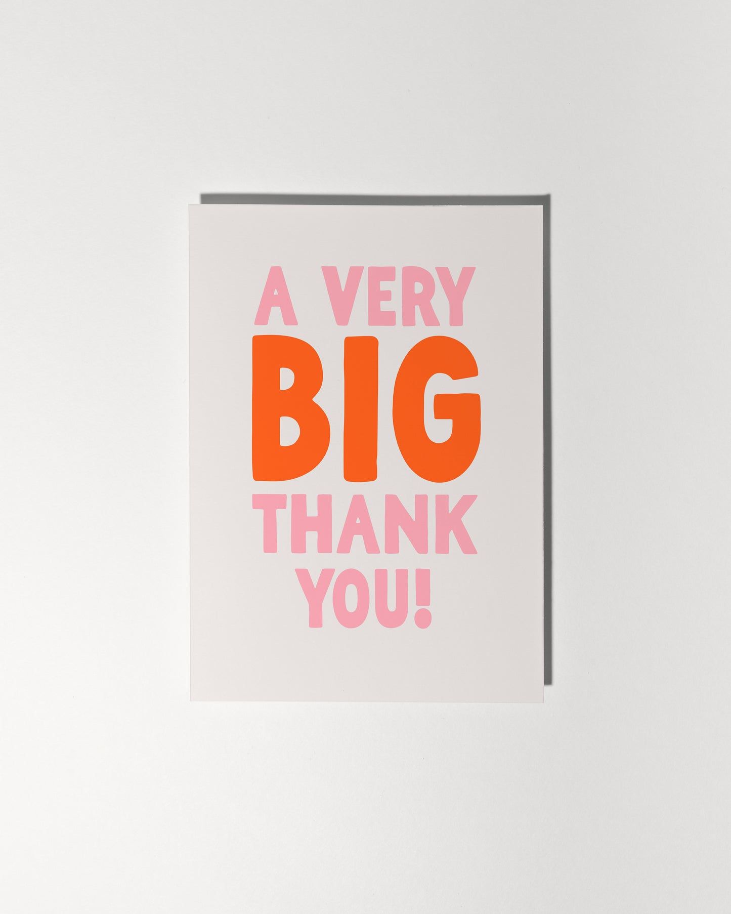 A Very Big Thank You