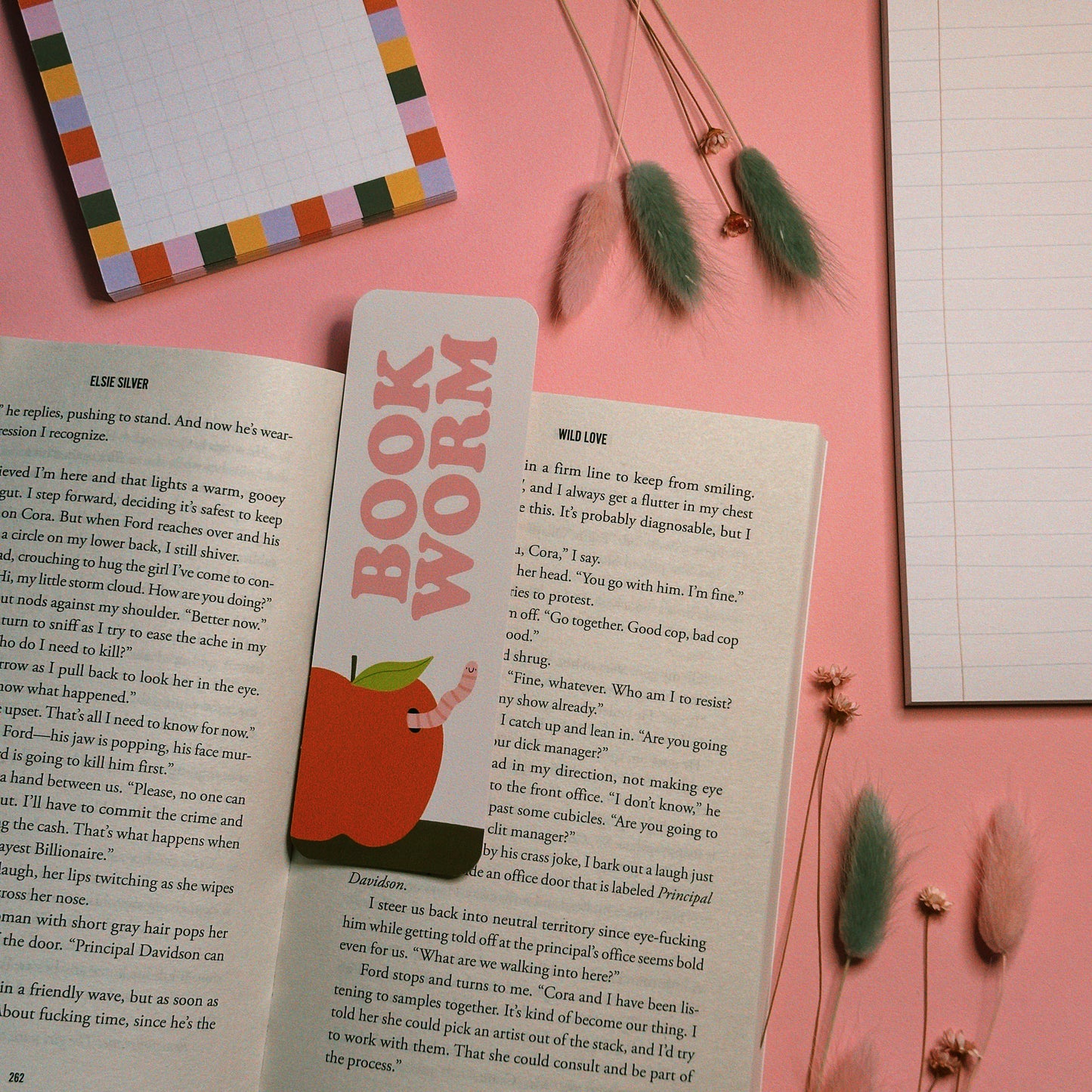 Bookworm Bookmark