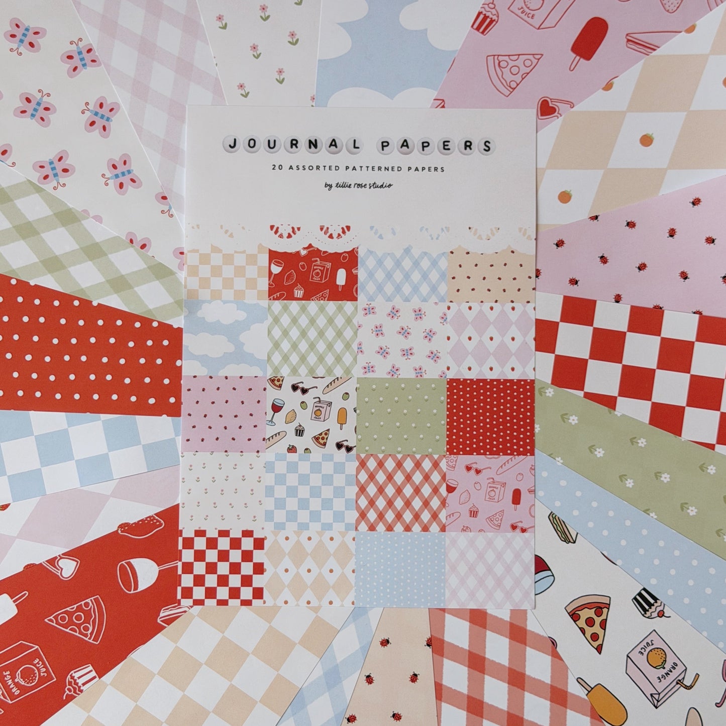 Journal Papers Pack: Garden Party Edition