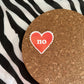 "No" Heart Vinyl Sticker