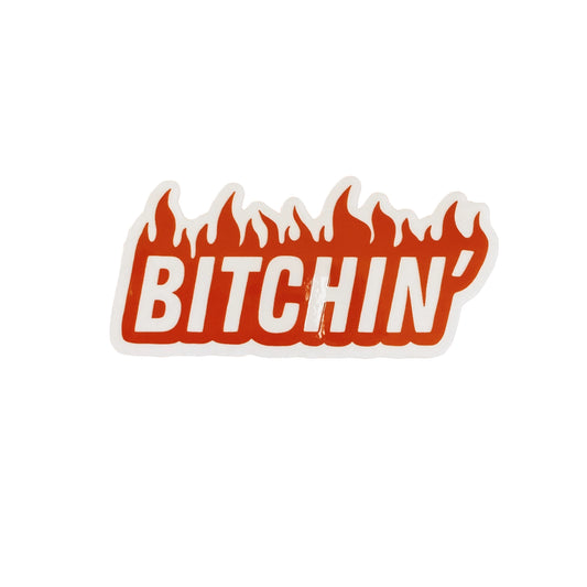 Bitchin' Transparent Vinyl Sticker