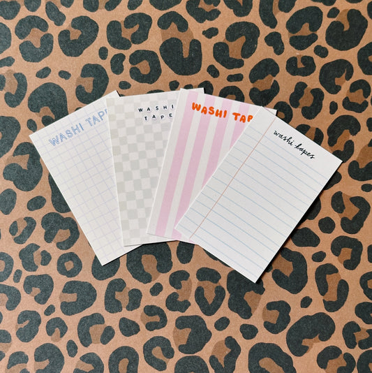 Washi Cards