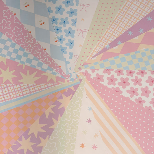 Journal Papers Pack: Spring Pastel Edition