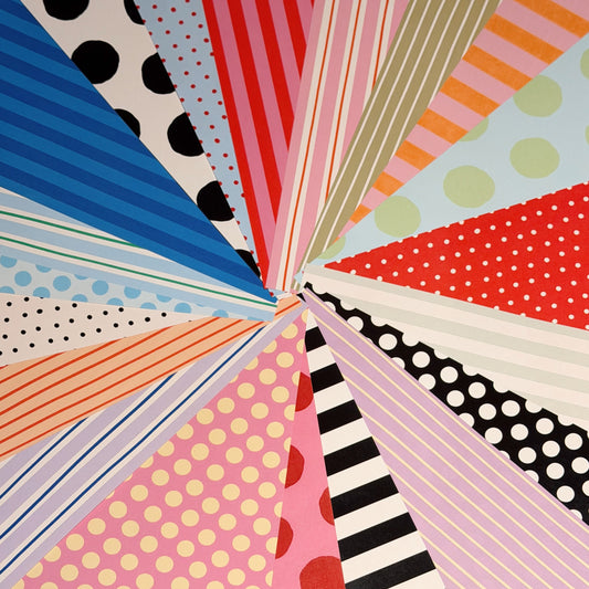 Journal Papers Pack: Spots & Stripes Edition