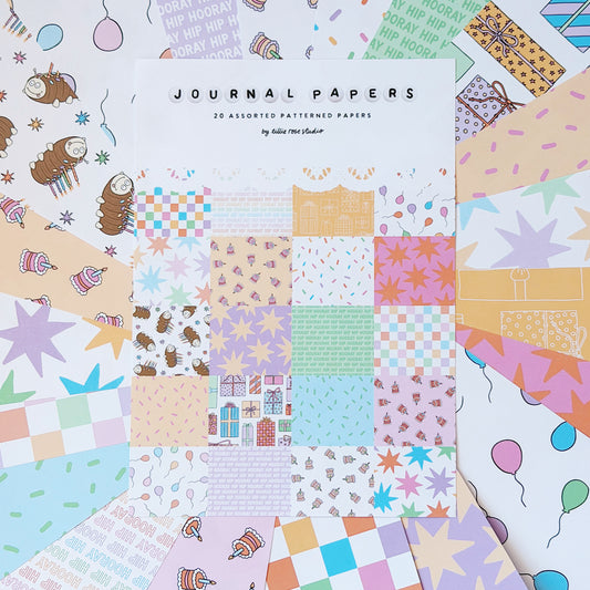 Journal Papers Pack: Birthday Edition