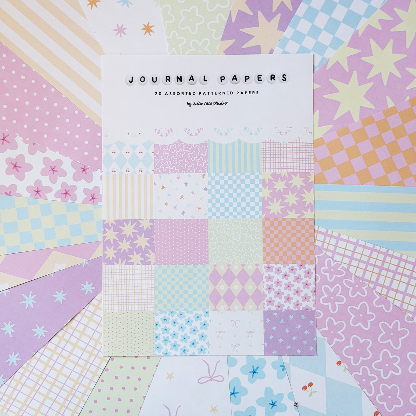 Journal Papers Pack: Spring Pastel Edition