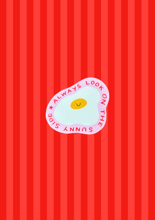 Always Look On The Sunny Side Vinyl Sticker
