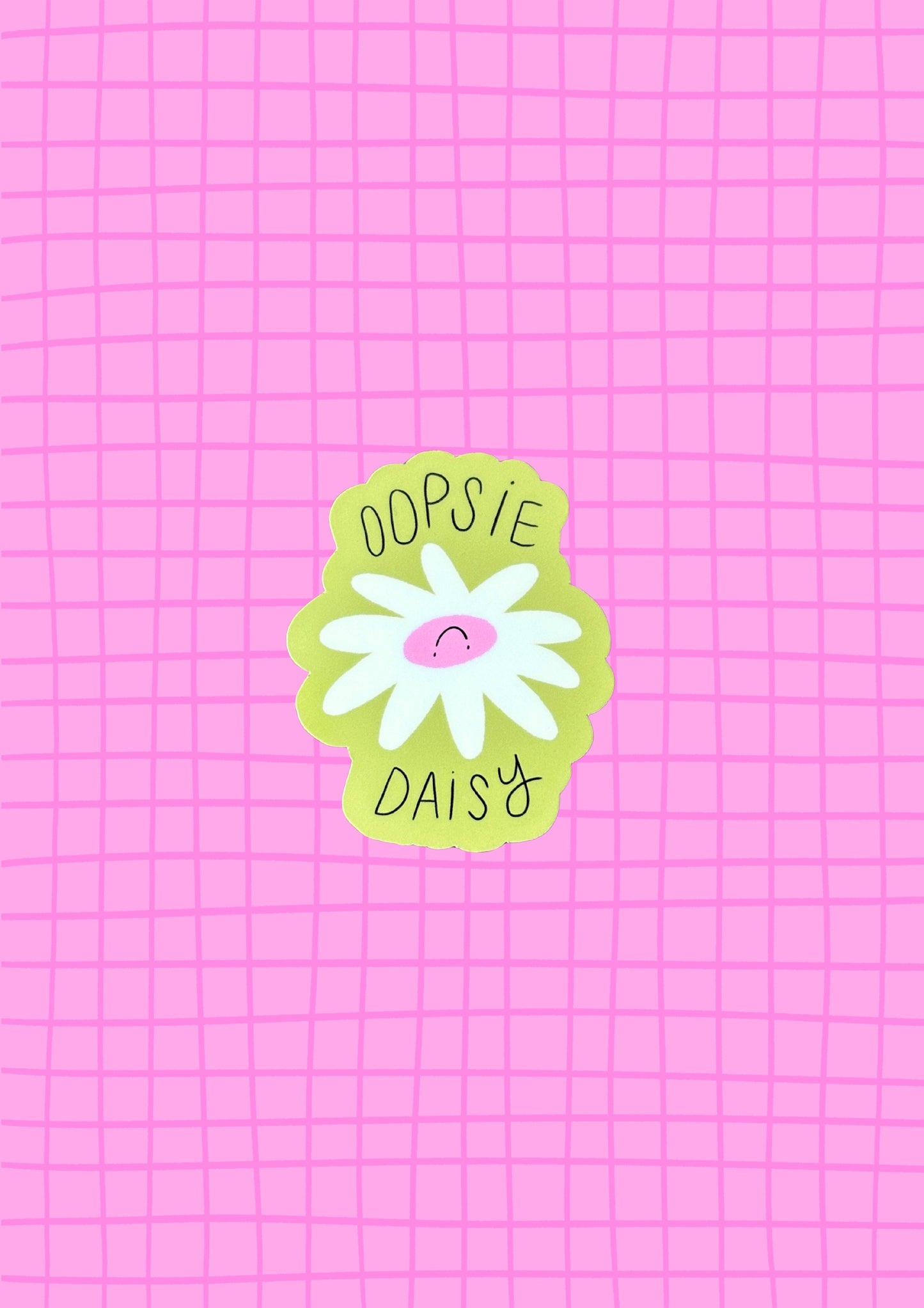 Oopsie Daisy Vinyl Sticker