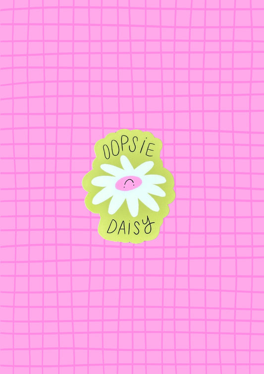 Oopsie Daisy Vinyl Sticker