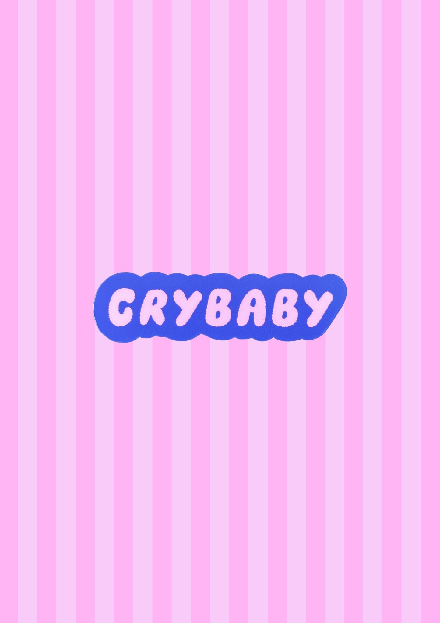 Crybaby Vinyl Sticker
