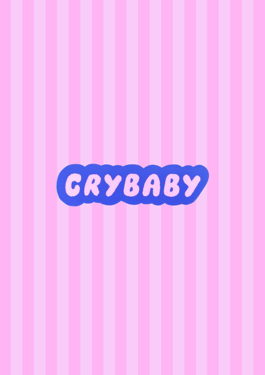 Crybaby Vinyl Sticker