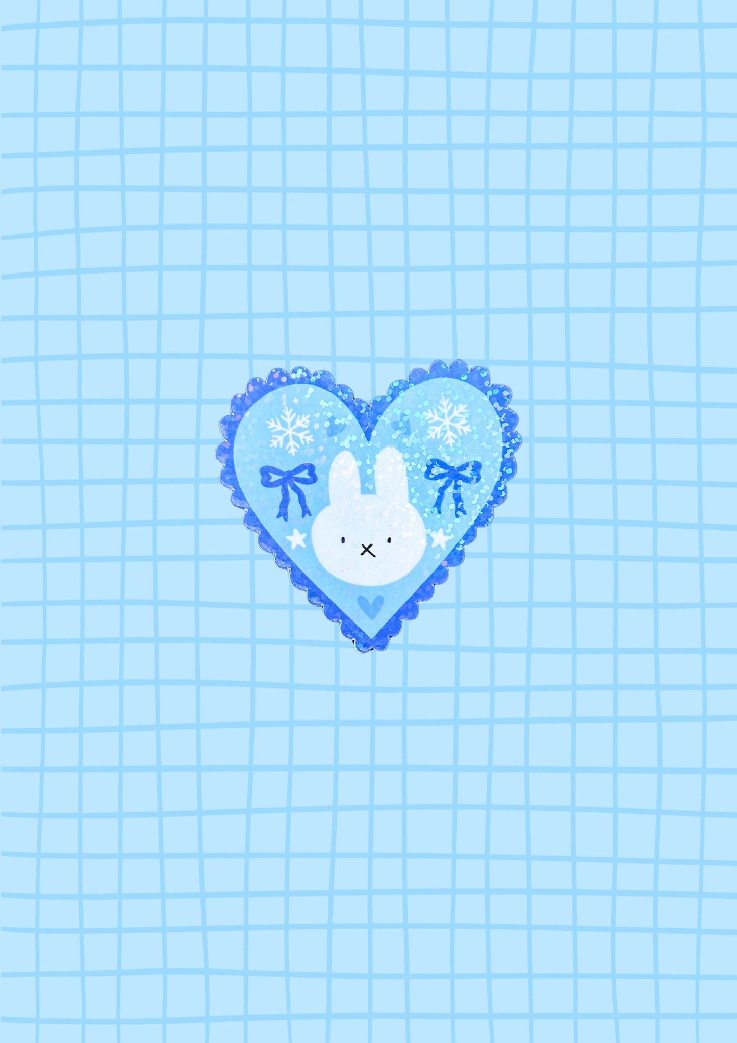 Bunny Heart Vinyl Sticker