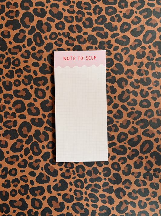 Note To Self Notepad