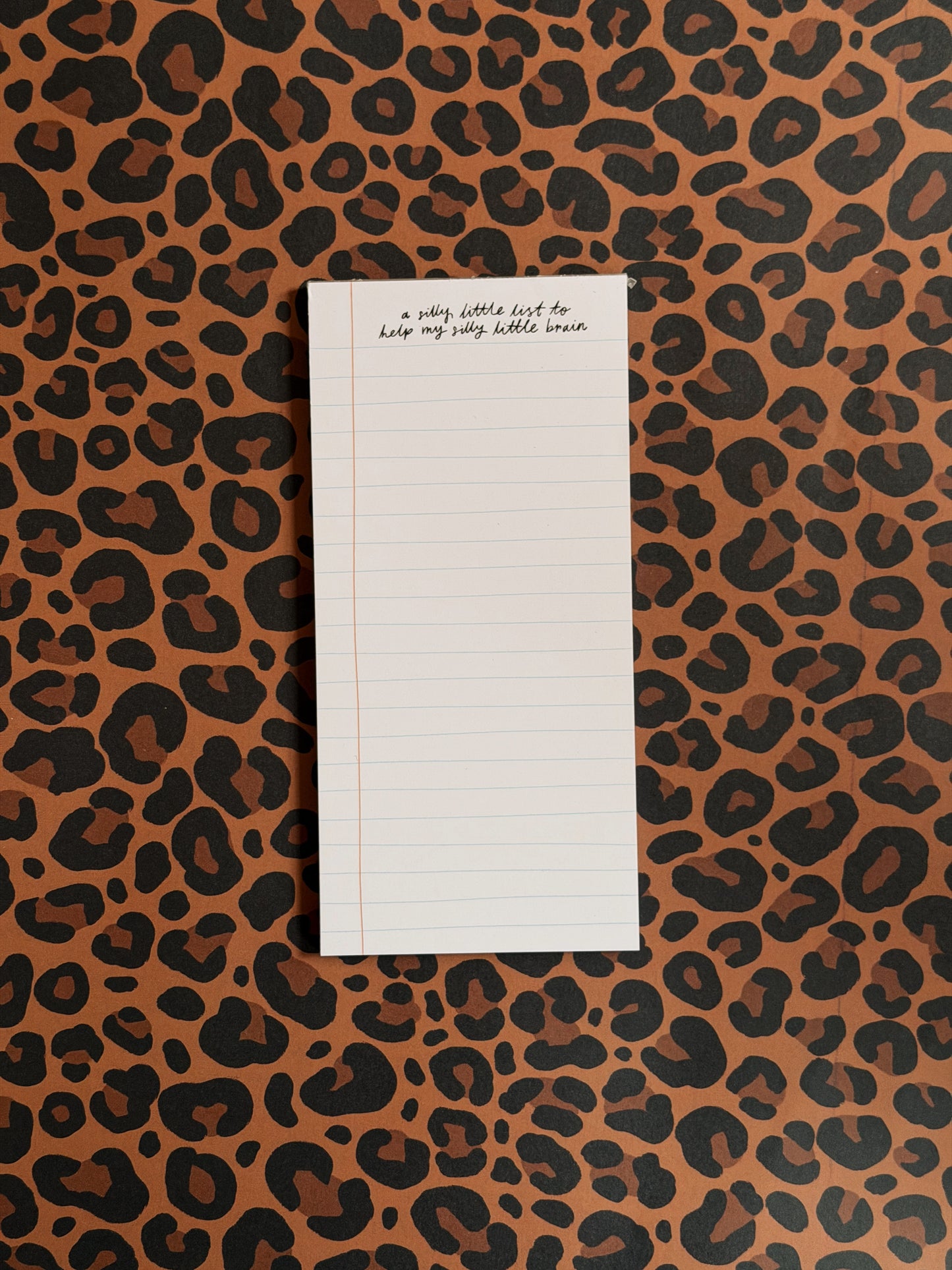 A Silly Little List to Help My Silly Little Brain Notepad