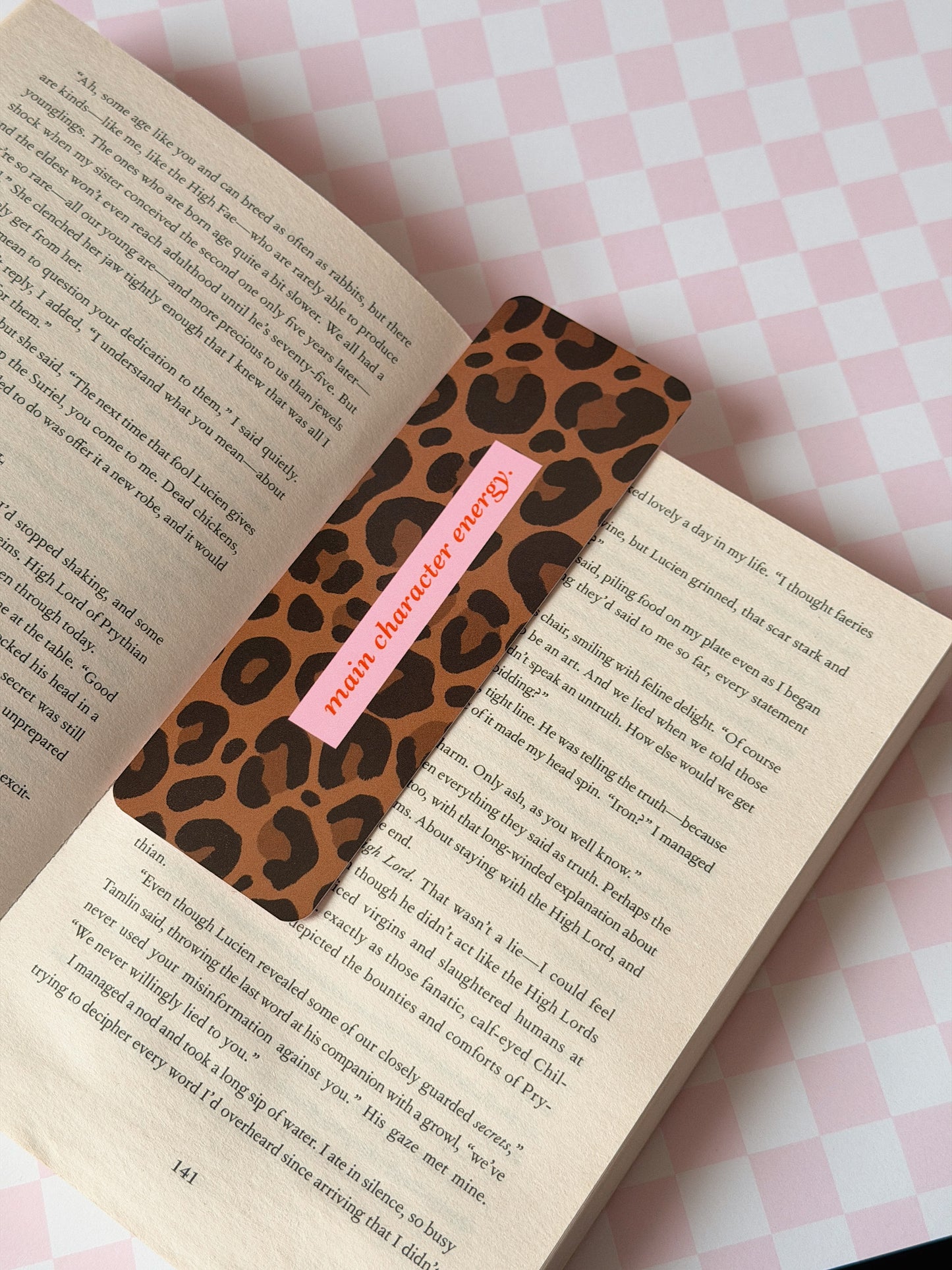 Main Character Energy Bookmark