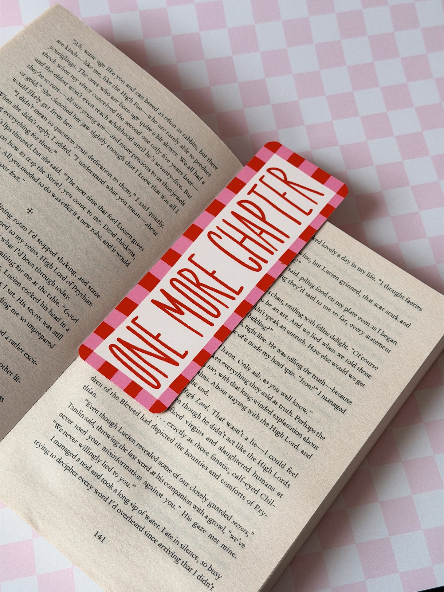 One More Chapter Bookmark