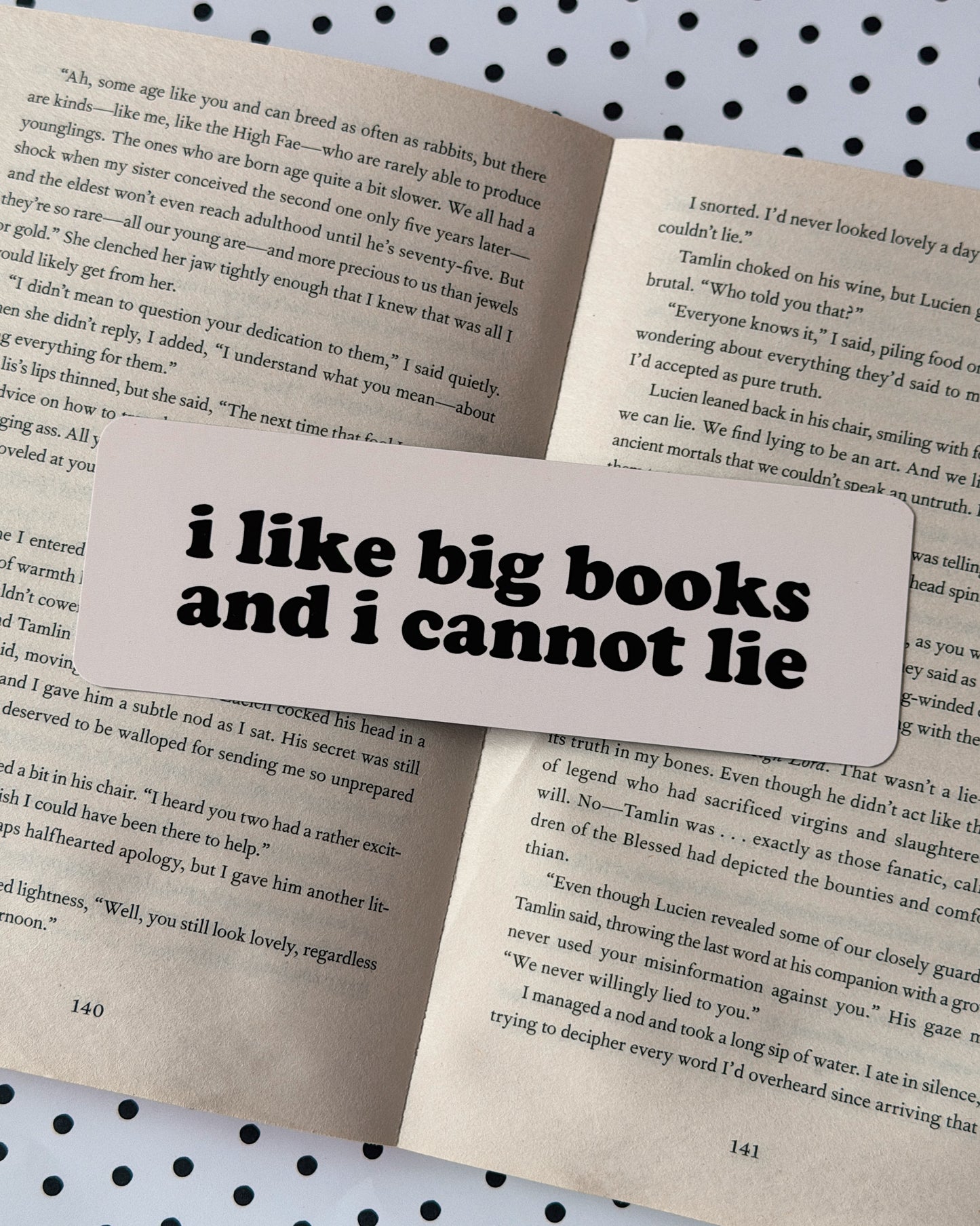 I Like Big Books and I Cannot Lie Bookmark