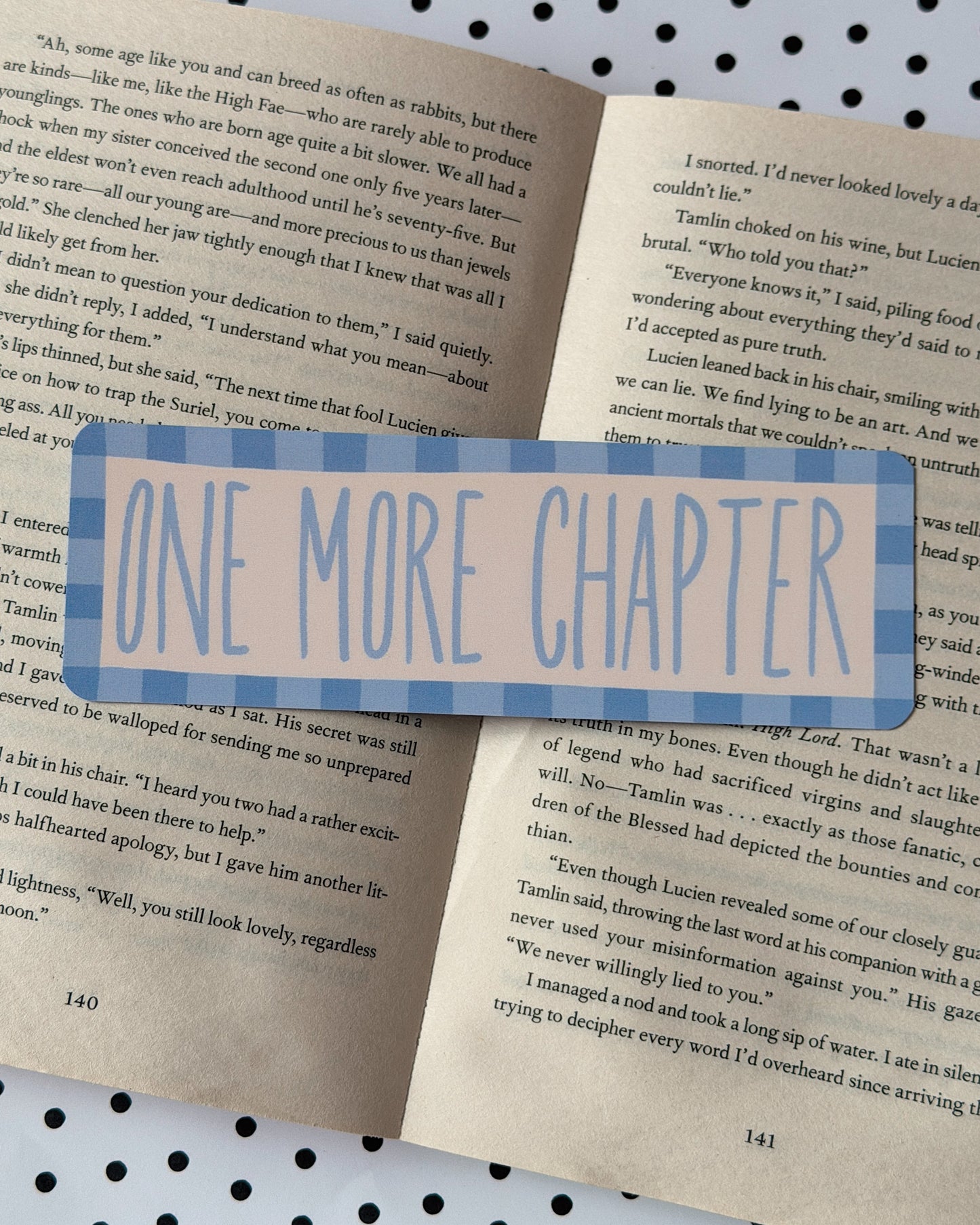 One More Chapter Bookmark