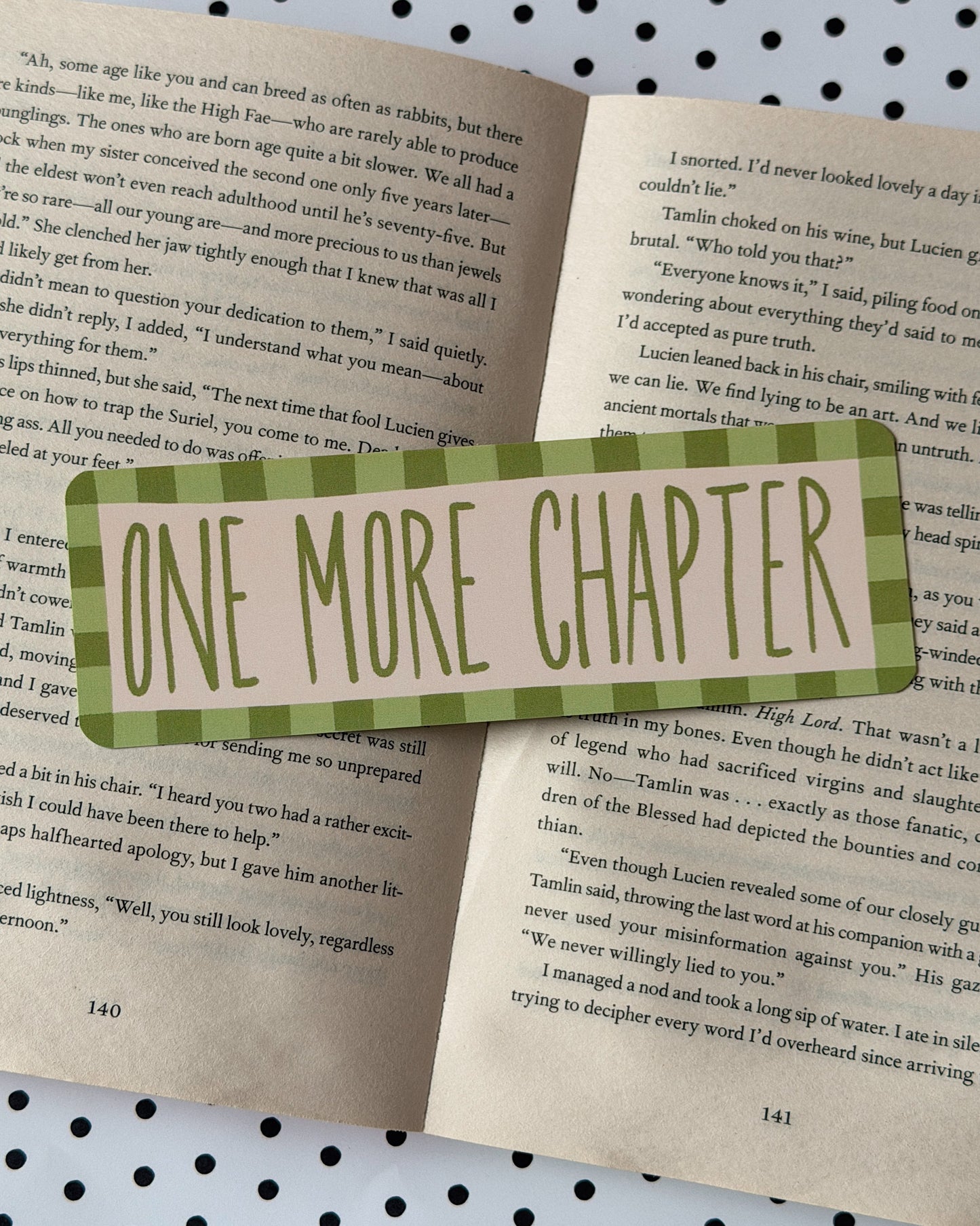 One More Chapter Bookmark