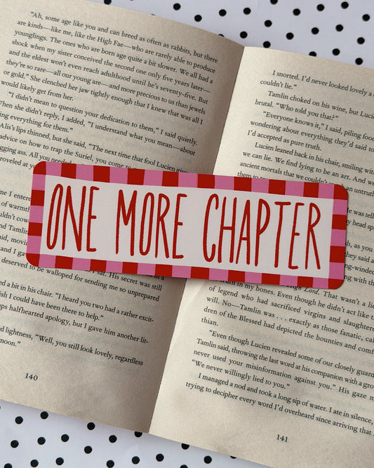 One More Chapter Bookmark