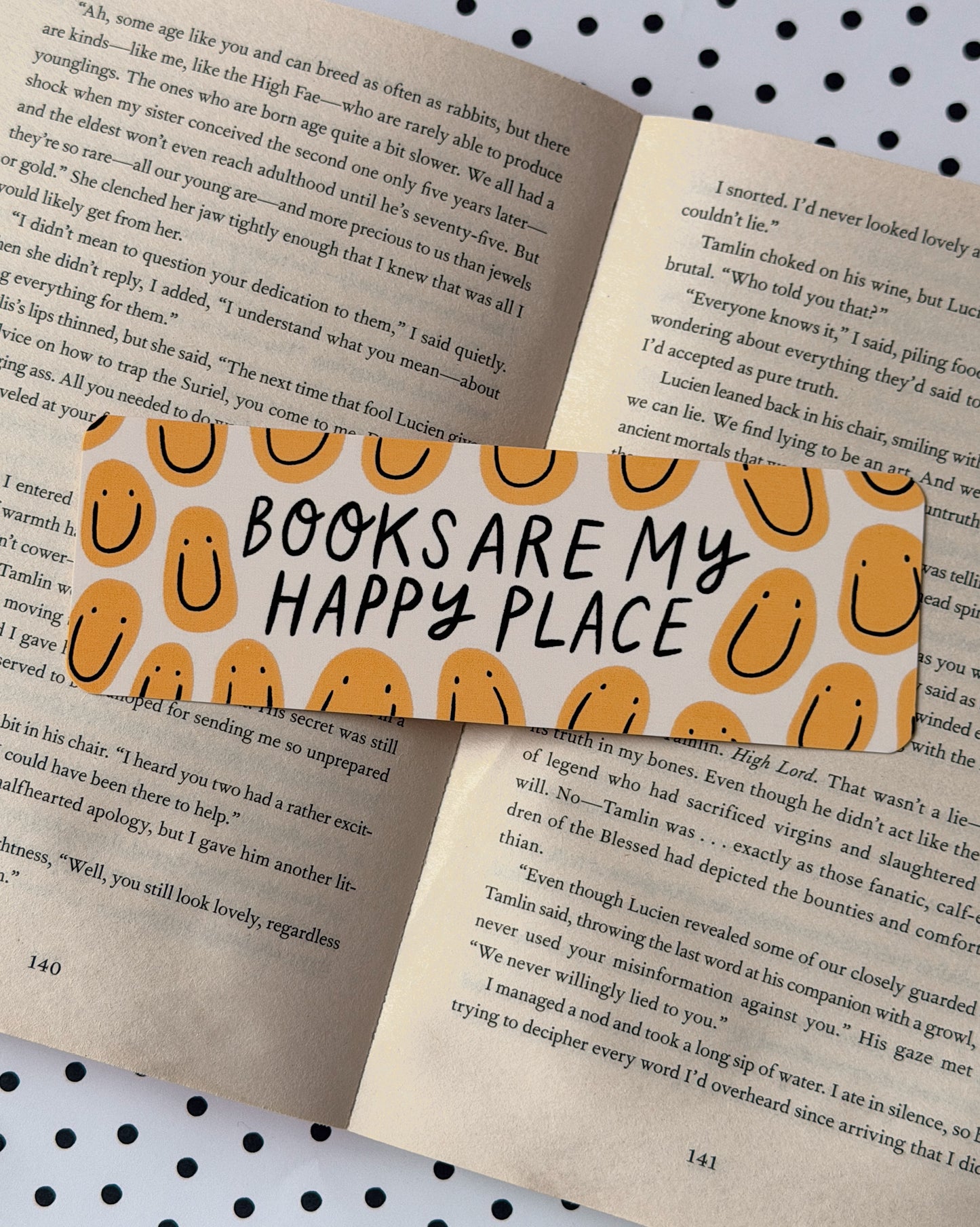Books Are My Happy Place Bookmark