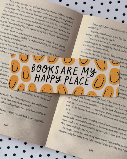 Books Are My Happy Place Bookmark