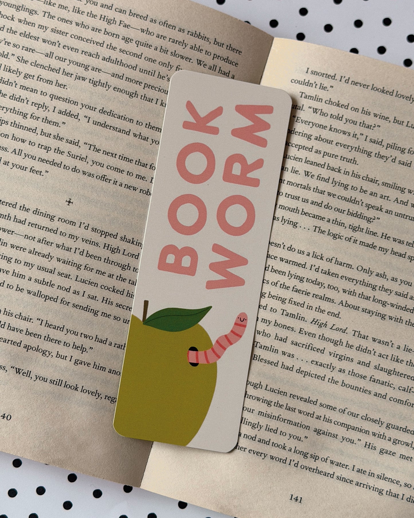 Bookworm Bookmark