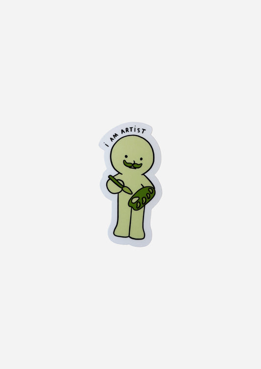 I Am Artist Vinyl Sticker
