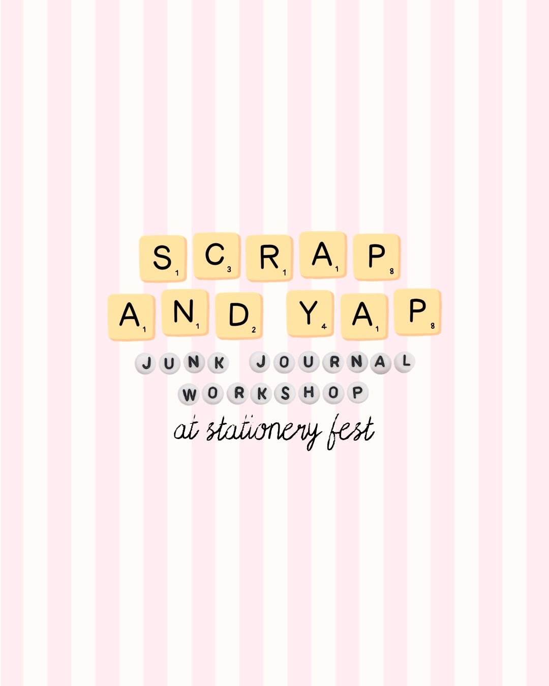 Scrap & Yap Junk Journal Workshop @ Stationery Fest