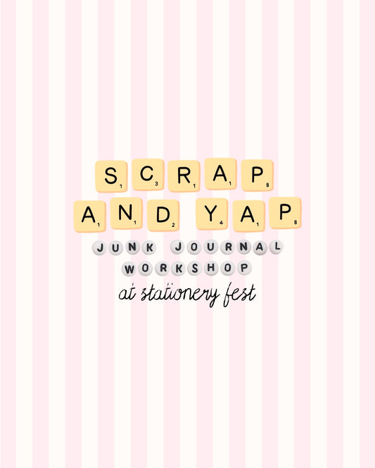 Scrap & Yap Junk Journal Workshop @ Stationery Fest
