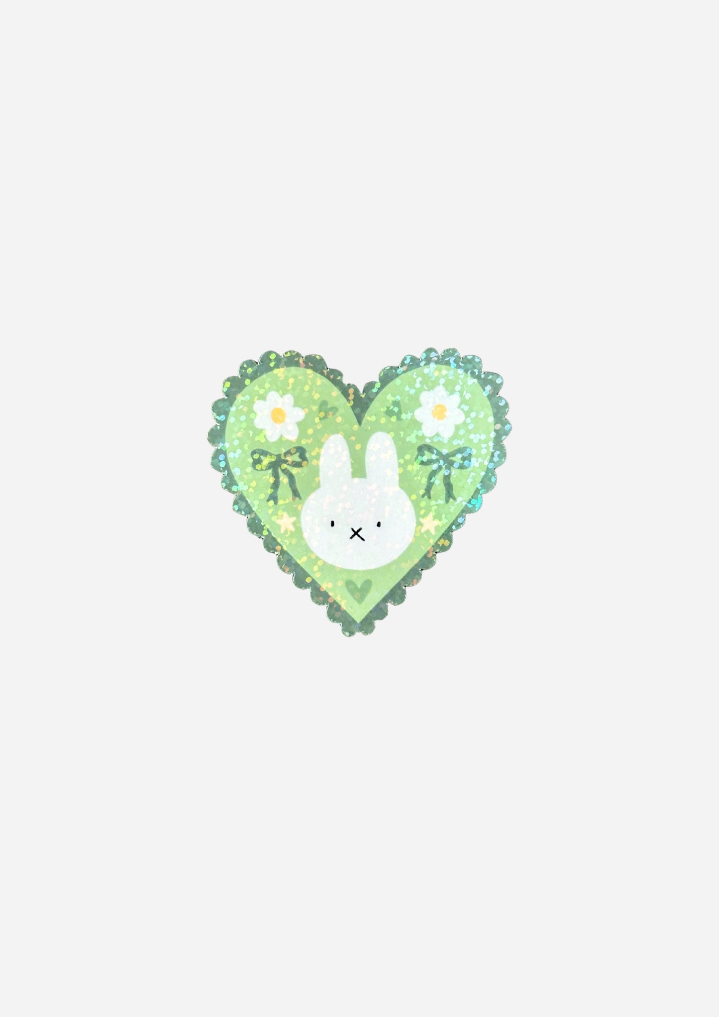 Bunny Heart Vinyl Sticker
