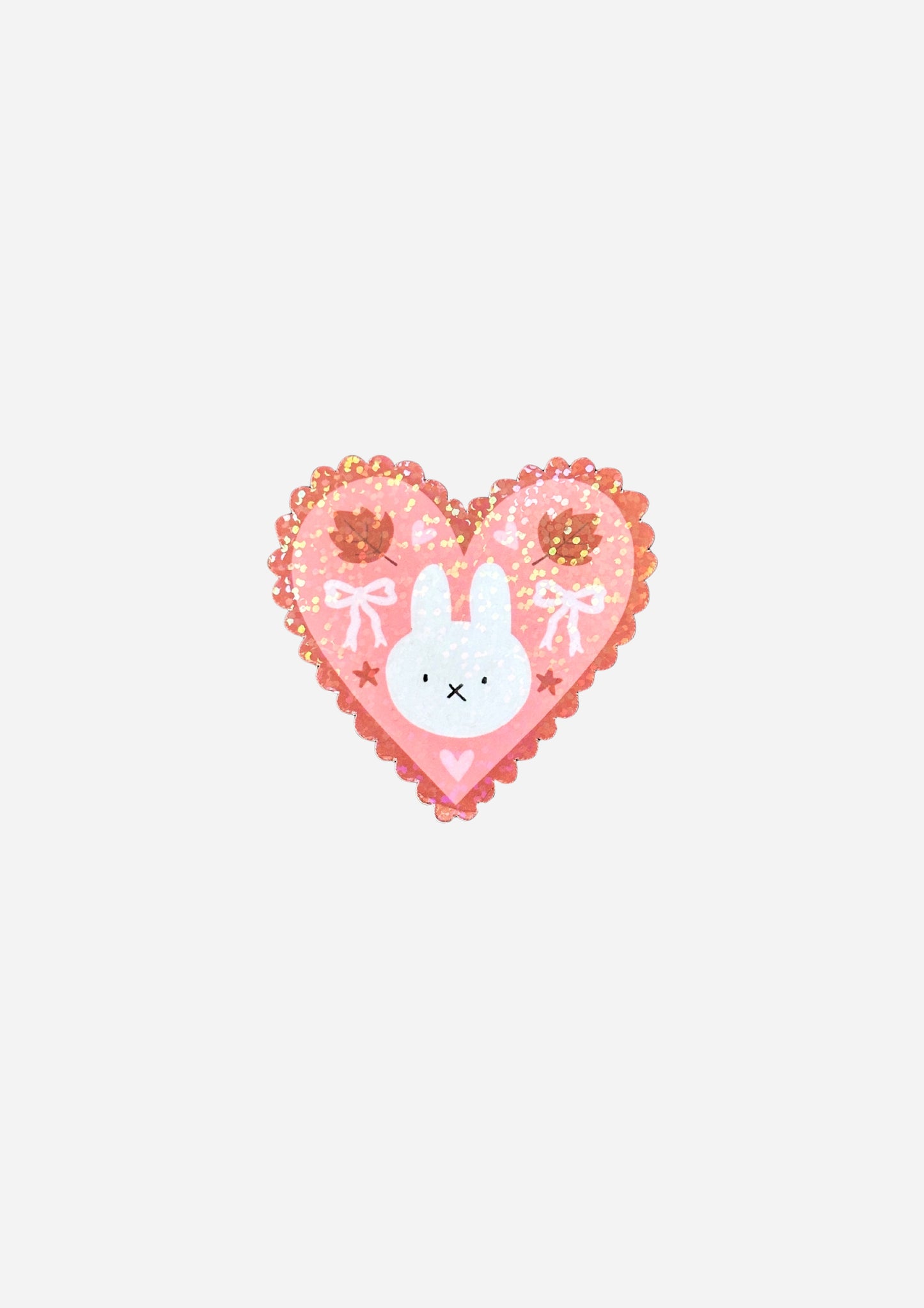 Bunny Heart Vinyl Sticker