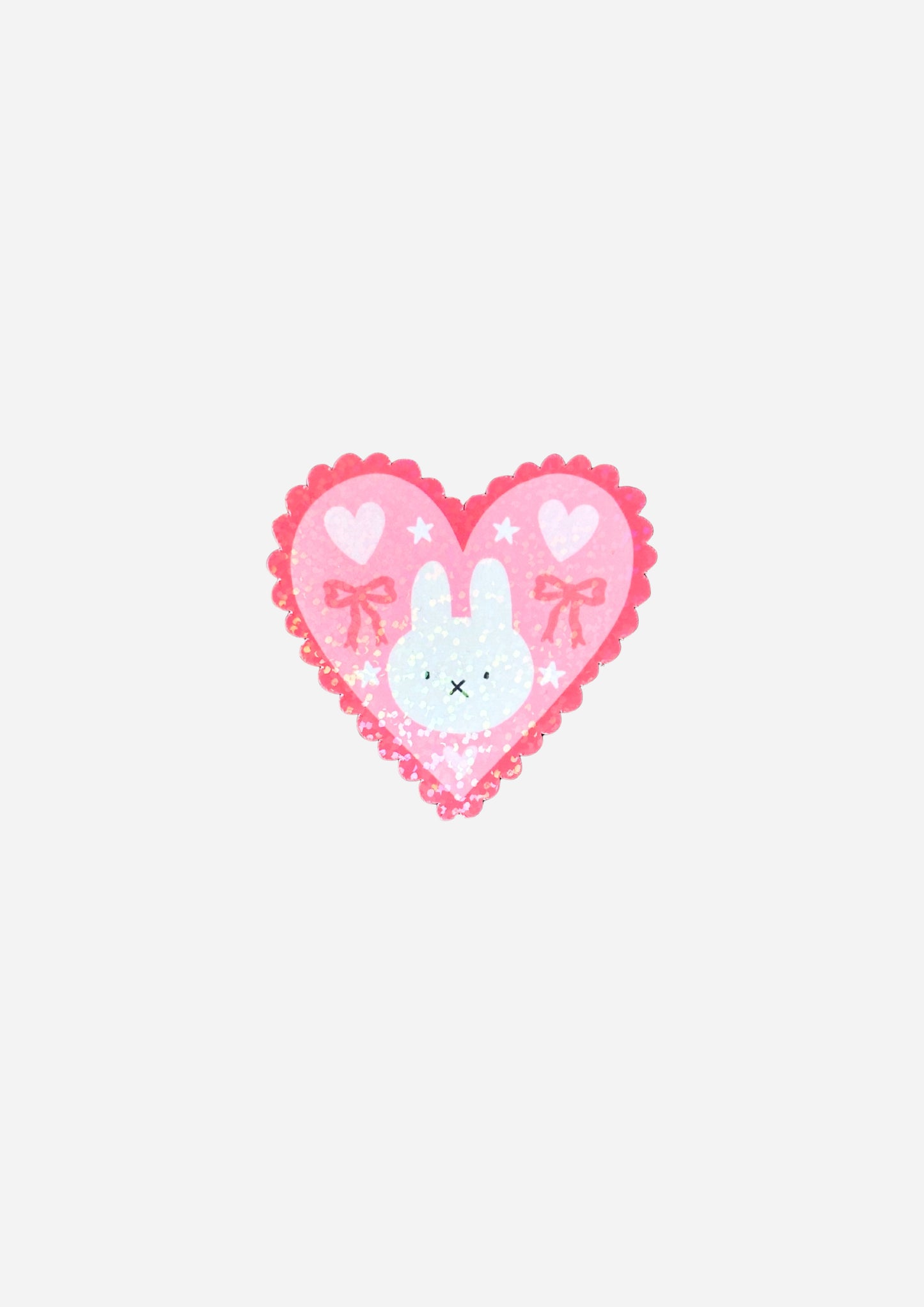 Bunny Heart Vinyl Sticker