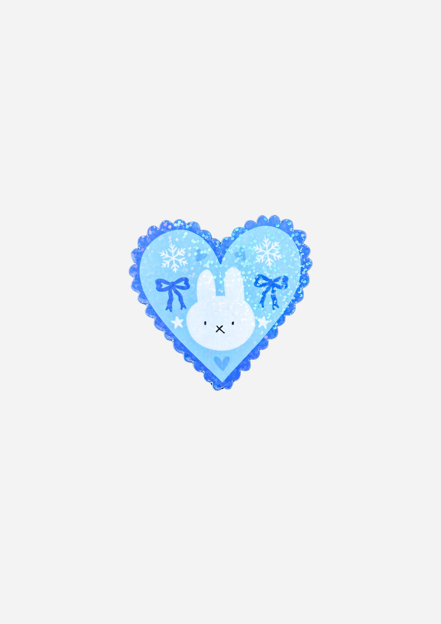Bunny Heart Vinyl Sticker