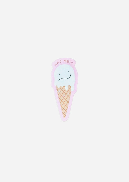 Hot Mess Vinyl Sticker