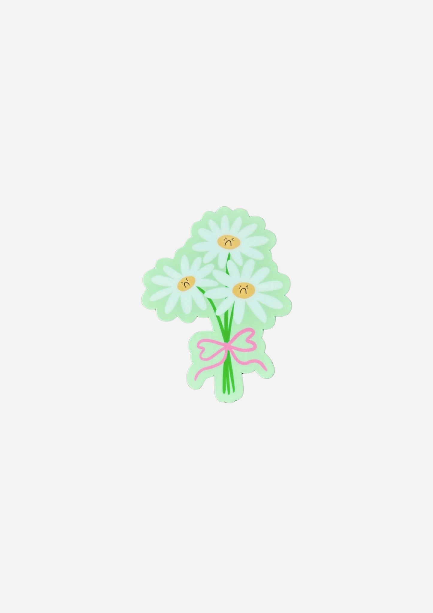 Grumpy Daisies Vinyl Sticker