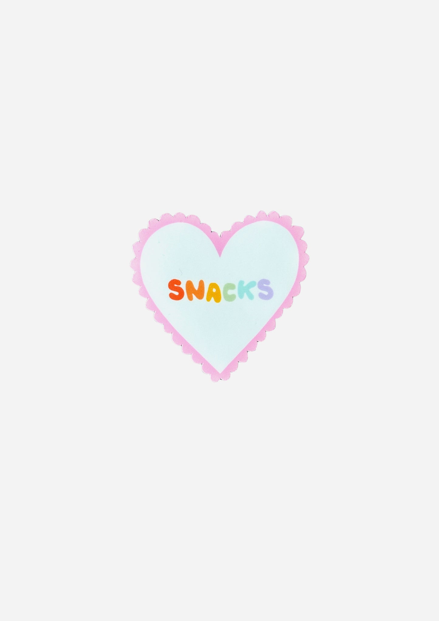 Snacks Vinyl Sticker