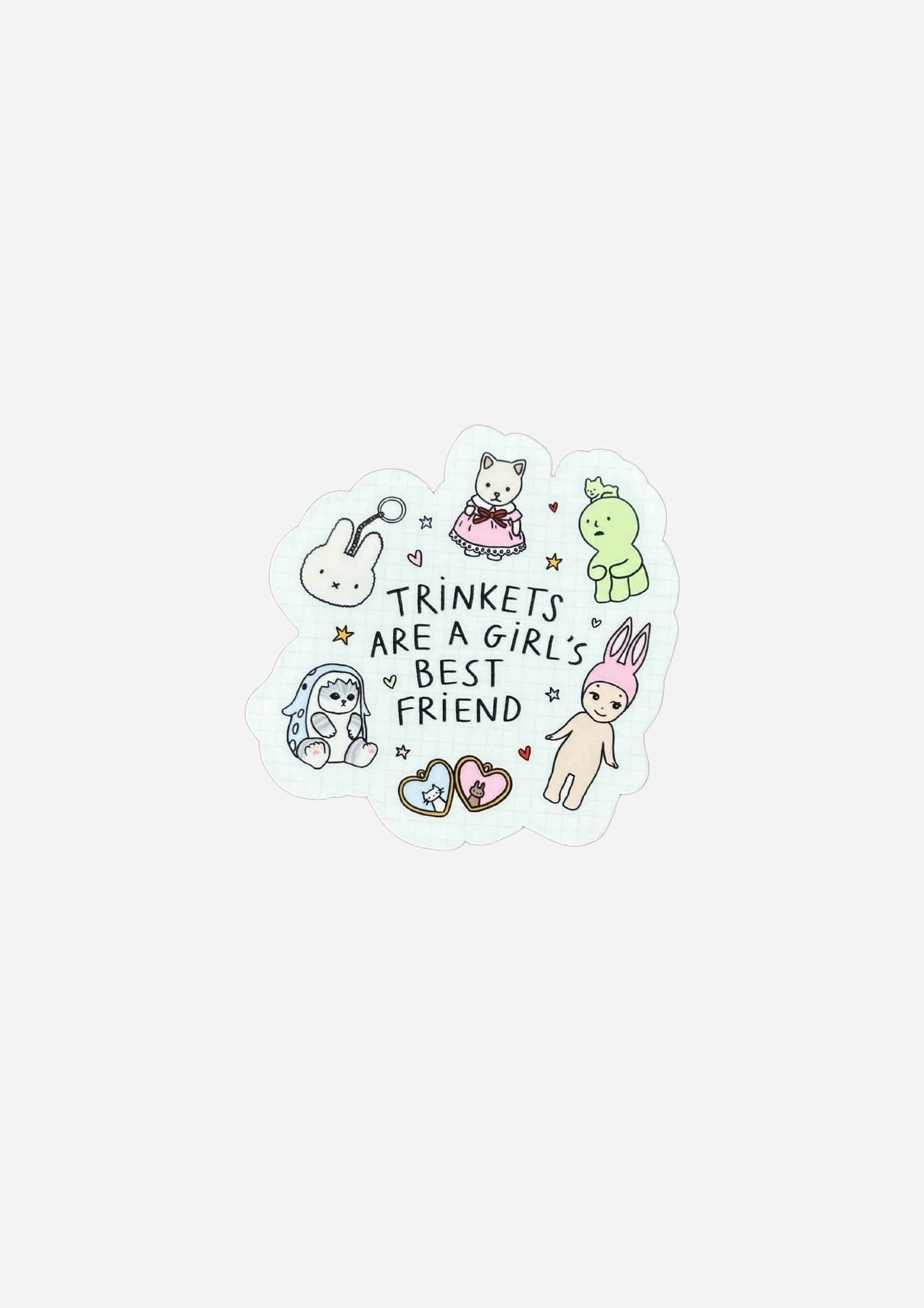 Trinkets Are a Girl's Best Friend Vinyl Sticker
