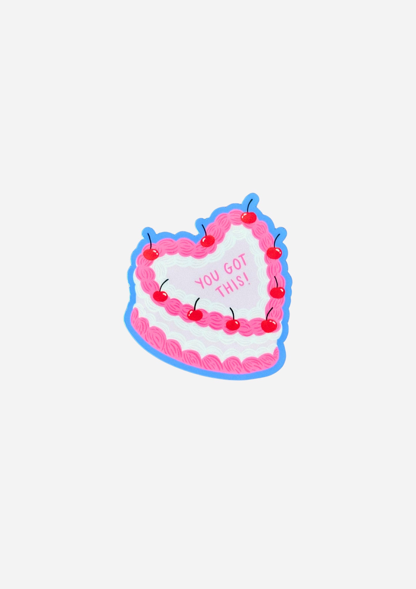 You Got This Cake Vinyl Sticker