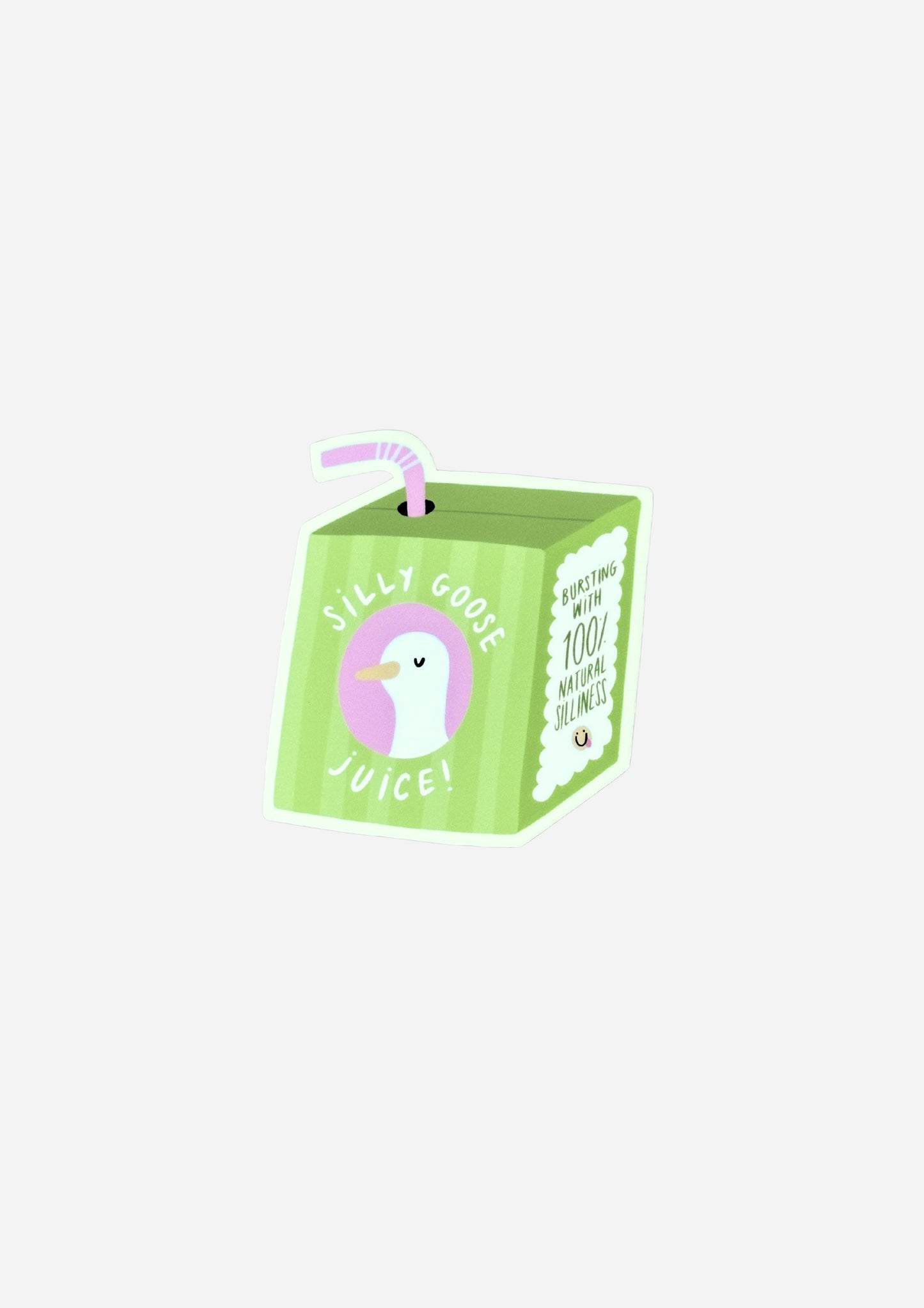 Silly Goose Juice Matte Vinyl Sticker