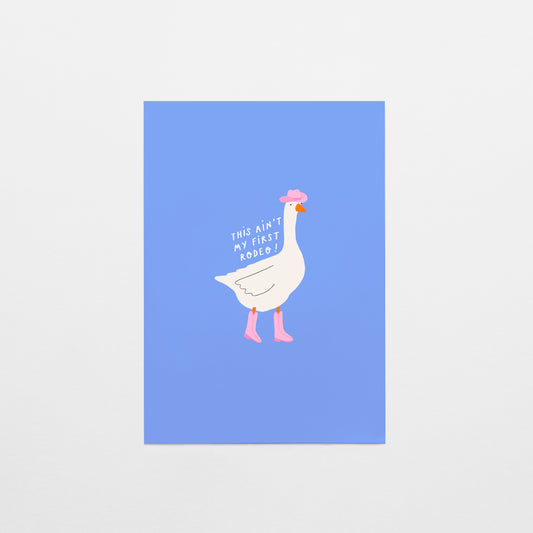 This Ain't My First Rodeo Postcard